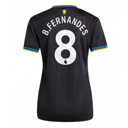 Manchester United Bruno Fernandes #8 Replika Tredje Tröja Damer 2025-26 Kortärmad Manchester United Bruno Fernandes #8 Replika Tredje Tröja Damer 2025-26 Kortärmad